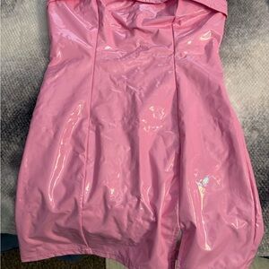 SHEIN Shiny Pink Mini Dress